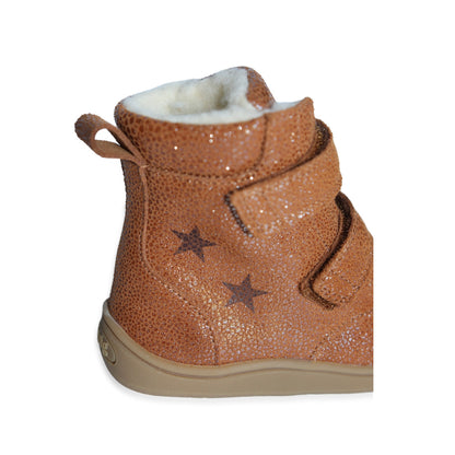 Brown Glitter Barefootwinterboot