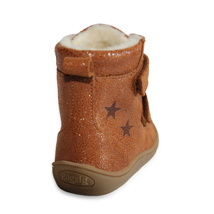 Brown Glitter Barefootwinterboot