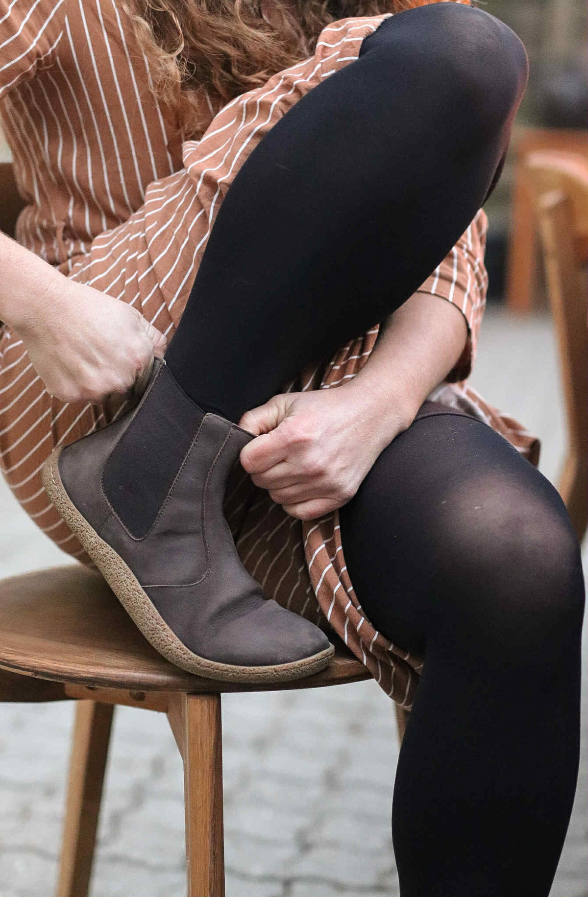 Dark Brown Barefoot Shoe