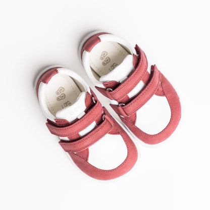 sneaker-børnesko-hvide-rose-barfodssko-rosa-white