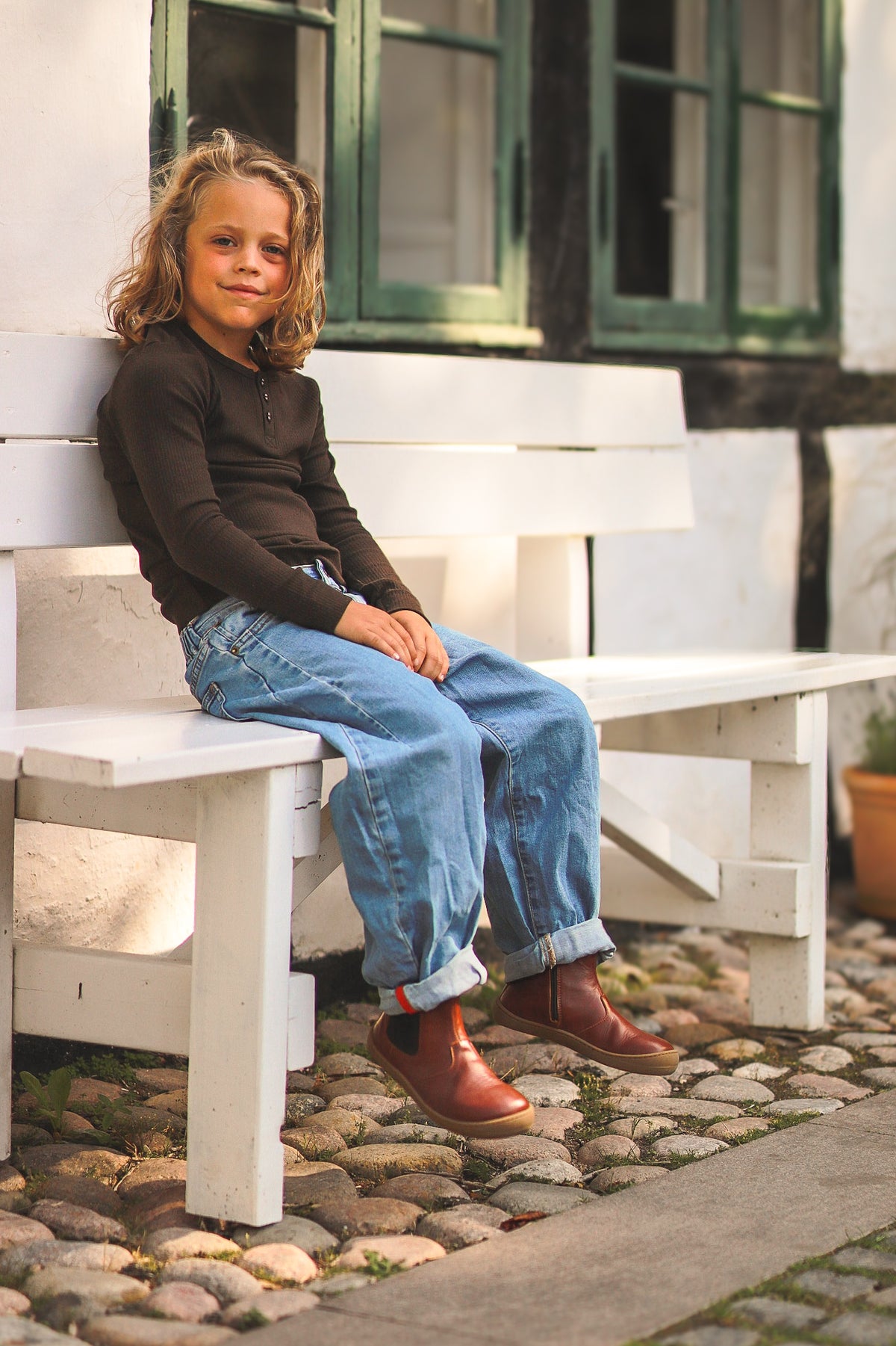 brun-chelsea-støvle-børnesko